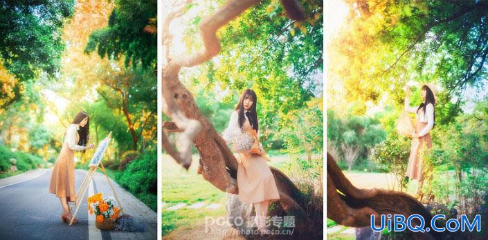 Photoshop给少女写真照调出唯美梦幻的色彩效果,油润质感唯美少女风。