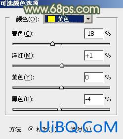 ps调出照片淡黄色色彩教程