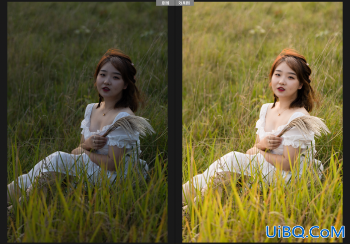 Photoshop美女调色：利用简单的图层功能给美女逆光照调出绚丽的色彩。