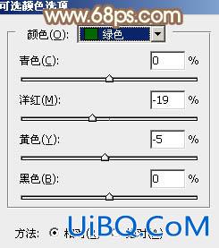 ps调出照片淡粉色调教程