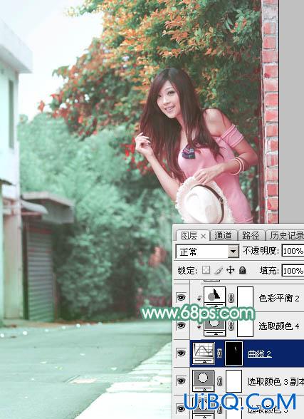 ps调出照片青红色调的照片教程