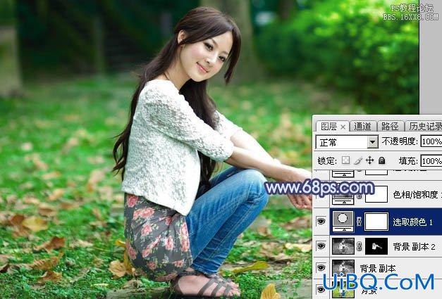 ps调出照片的暗蓝色调效果