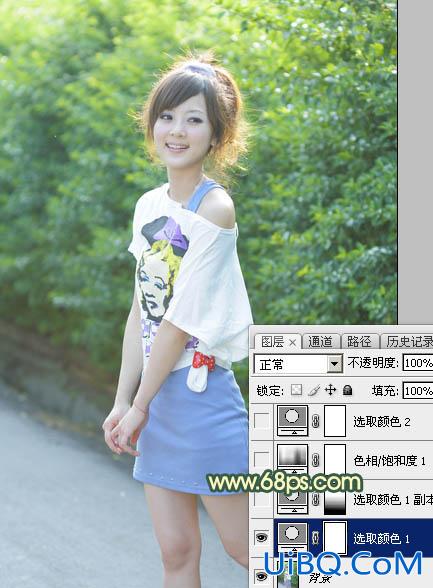 ps调出黄黄的暗调暖色调教程