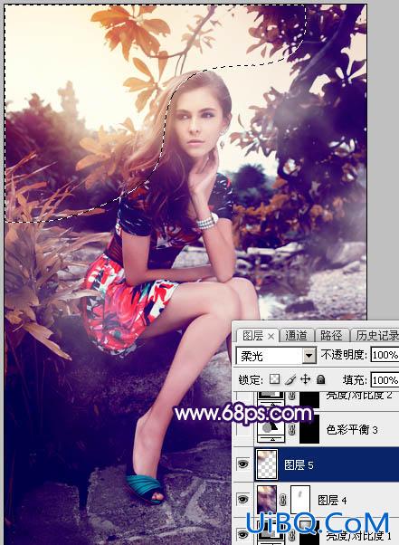 暗色调！ps调出红褐色调照片教程