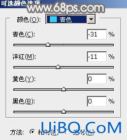 淡色调，ps调出淡淡的蓝色调效果教程