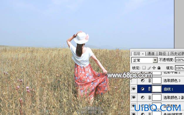 淡色调，ps调出淡淡的蓝色调效果教程