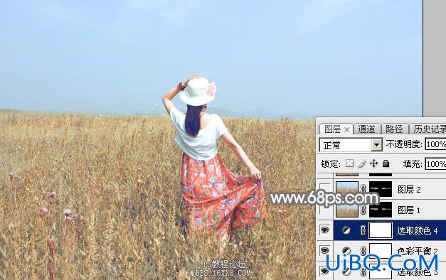 淡色调，ps调出淡淡的蓝色调效果教程