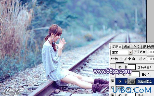 蓝色调，ps调出清新蓝色调照片效果教程