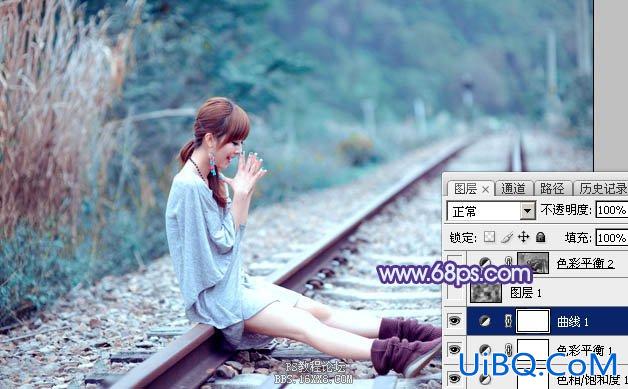 蓝色调，ps调出清新蓝色调照片效果教程