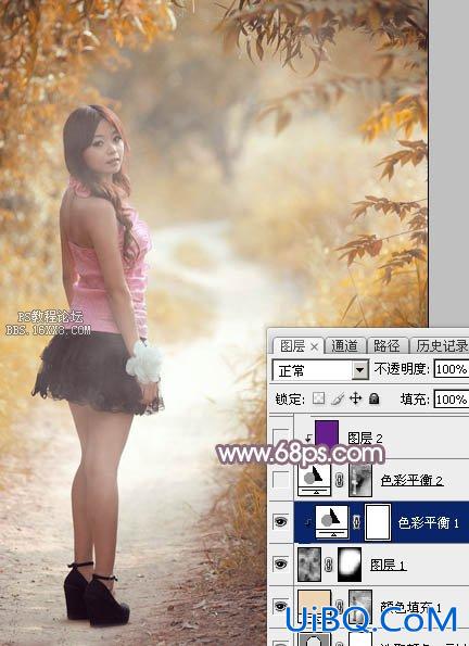 橙色调，ps调出秋季橙黄色调照片教程