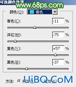 绿色调，ps调出淡淡的青绿色效果教程