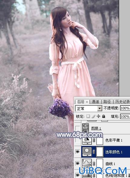 淡蓝色，ps调出照片淡蓝色调效果