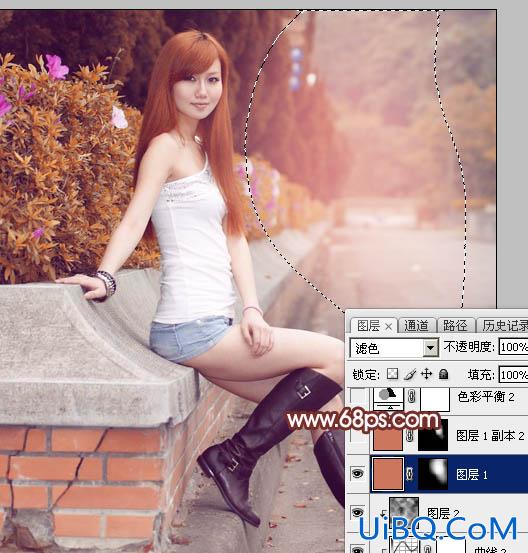 暖色调，ps调出橘黄色温暖的阳光色调教程