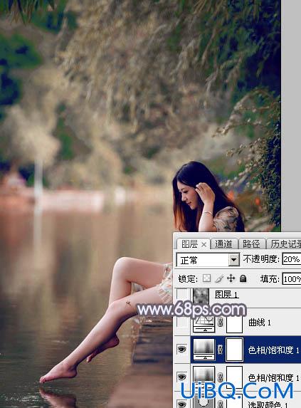 紫色调，ps调出中性紫红色调教程