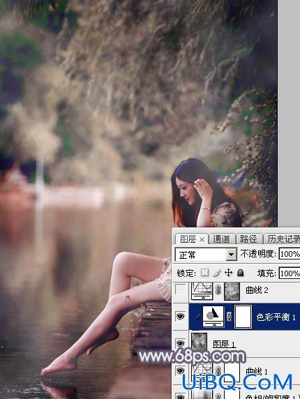 紫色调，ps调出中性紫红色调教程