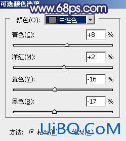 秋季色调，ps调出韩系清新色调实例