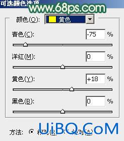 甜美色调，ps调出橙黄色甜美风格照片