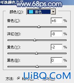 紫蓝色调，ps调出类似韩系的紫色调图片