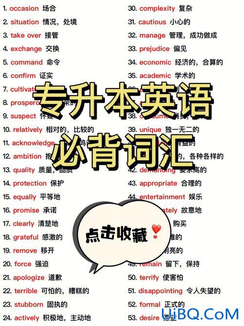 四川专升本英语词汇，专升本英语需要掌握多少词汇？