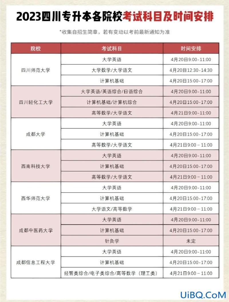 专升本自学考试时间，专转本计算机什么时候考？