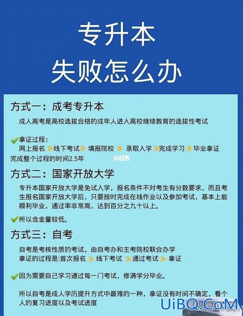 专升本考不上，专升本考不上咋办？