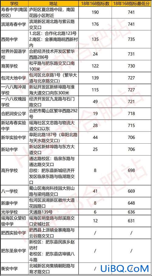 中心中学升学率排名，合肥中学2020年排名求推荐？