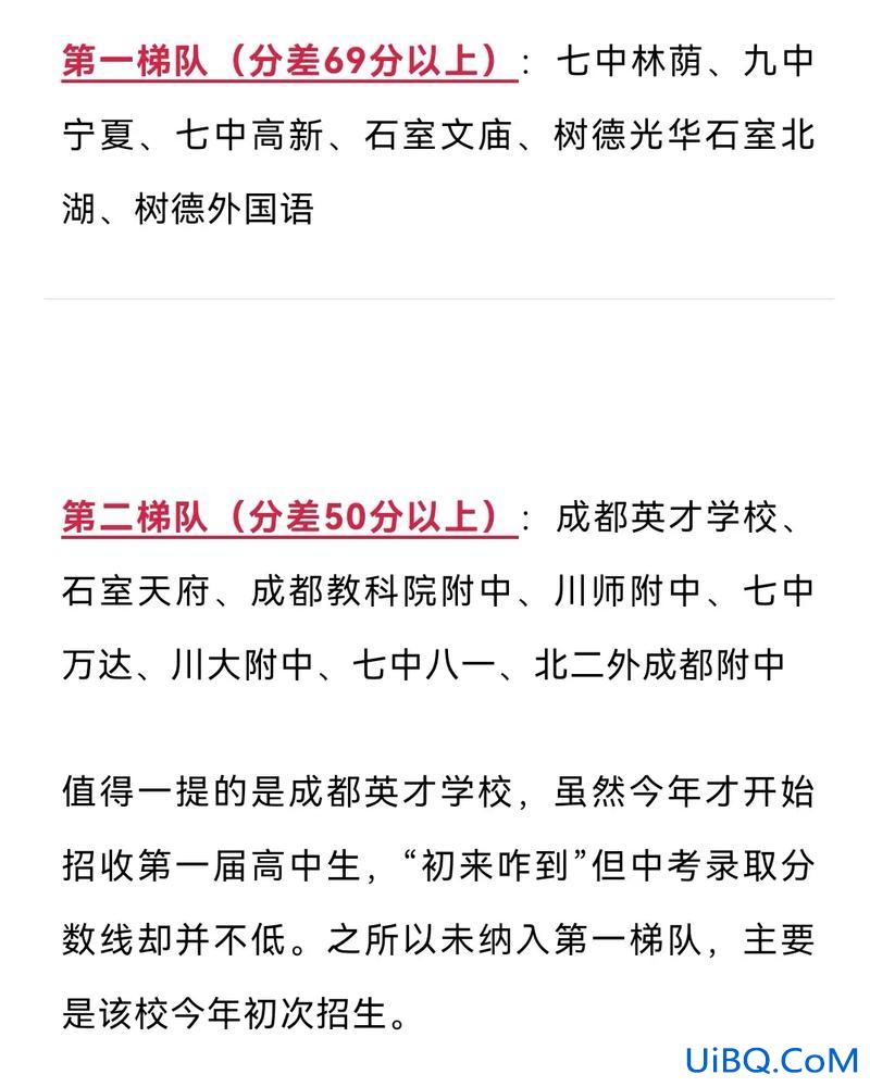 树德中学三校区升学率，成都树德中学东马棚街升学率？
