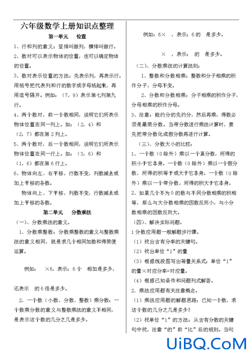 六年级升学必考的有哪些？六年级课外必考知识点？