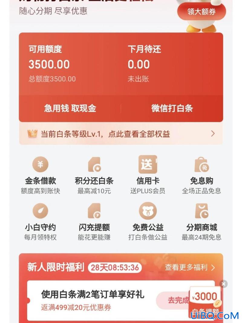京东白条额度提升学生，京东白条额度怎么提升？
